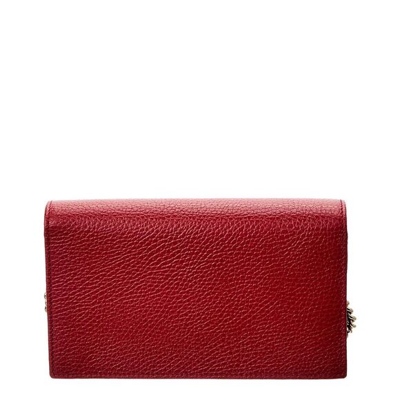 Gucci Interlocking G Leather Wallet On Chain - Picture 2 of 4